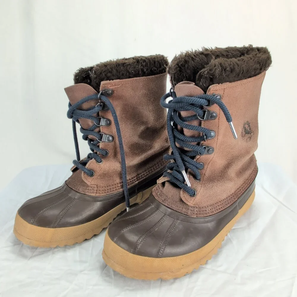 Eddie‎ Bauer Women's Duck Lace-Up Winter Boots Size 8